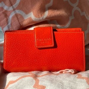 Orange Kate Spade Wallet